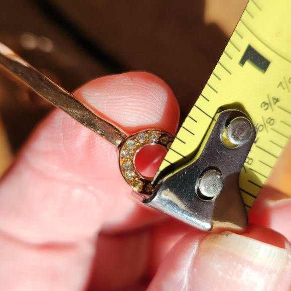 Rose Gold Stack Set Bracelets Rhinestones - Picture 8 of 8